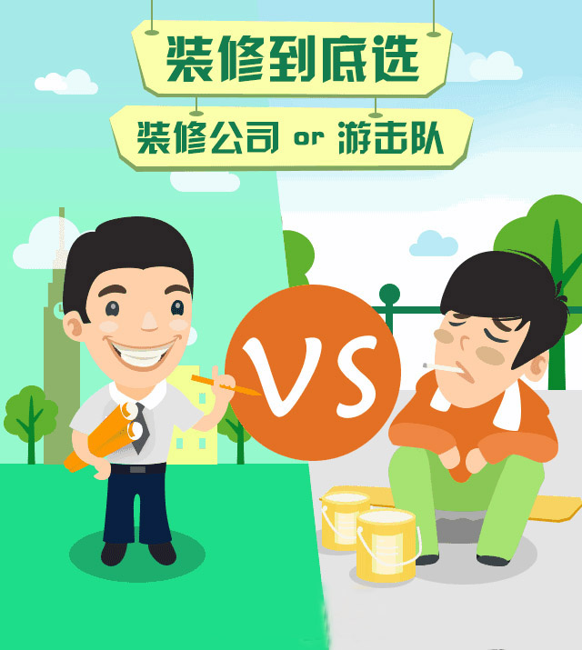 房子裝修是找裝修公司好還是自己找人裝的好？裝修公司OR游擊隊